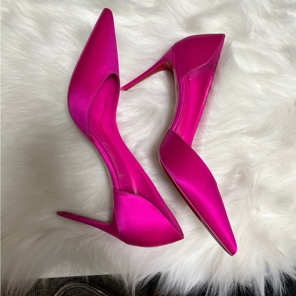 Christian Louboutin Fuchsia Heels - Picture 5 of 11